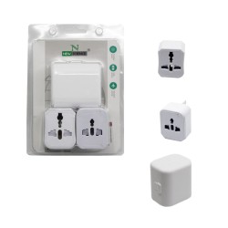 NEW SCIENCE TRAVEL ADAPTER (REF: 7427) 125V 6A/250V 13A WHITE NEW SCIENCE TRAVEL ADAPTER (REF: 7427) 125V 6A/250V 13A WHITE